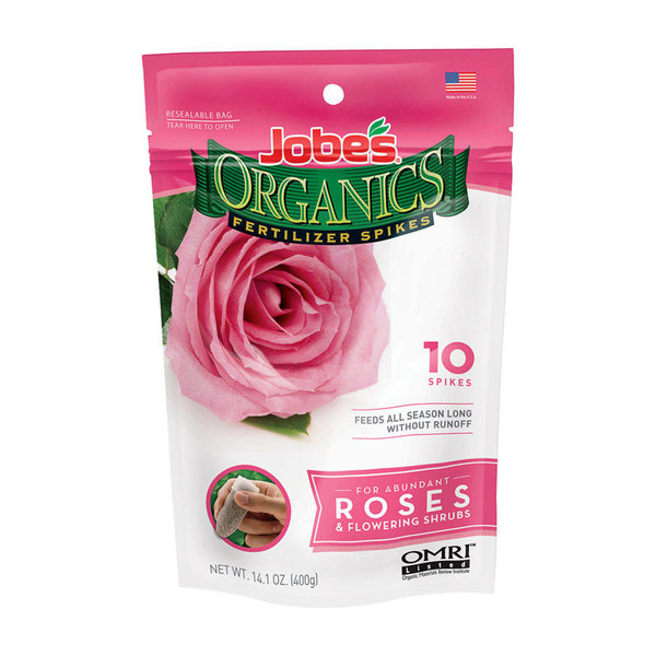 Jobes ORGANIC ROSE SPIKES 10PK 4128